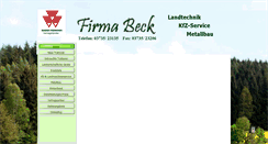 Desktop Screenshot of beck-landtechnik.de